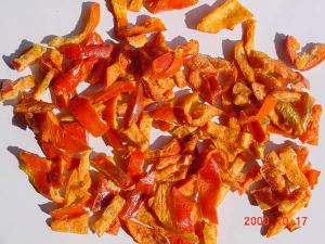 Freeze dried bell peppers.  Photo c/o 21food.com